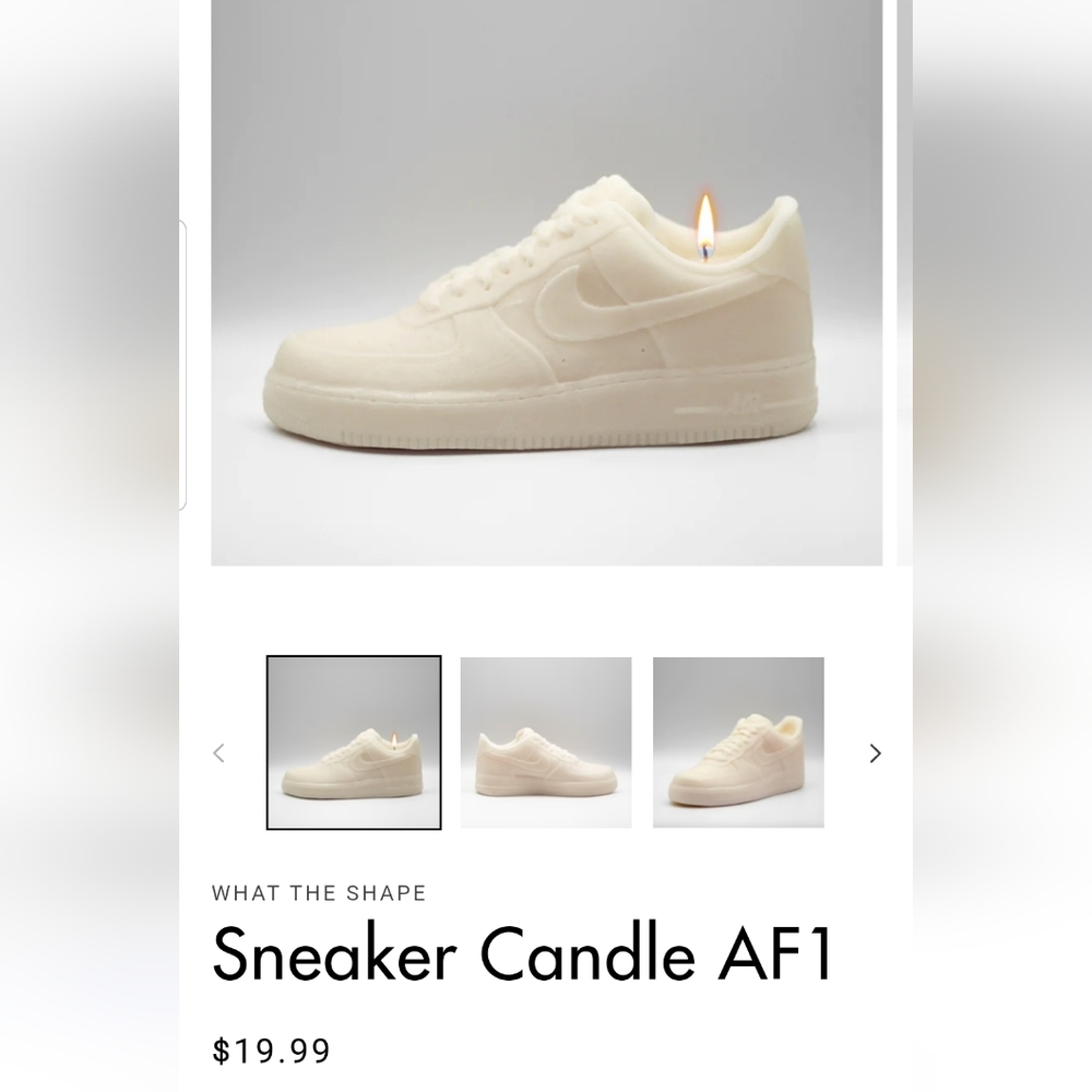 Nike AF1 candles